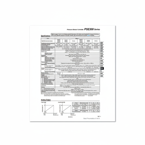 PSE303-C แบบจำลองเซนเซอร์ความดันดิจิตอลนิวเมติก SMC - Product Image 1
