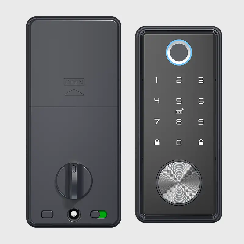 Tuya donanım anahtar parmak izi biyometrik wifi Ble ev otomatik sürgü ttlock app kart tuş takımı akıllı kapı kilidi