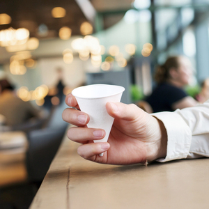 Hot Sale Disposable Compostable White Paper 3.7oz 4.5oz Water Ice Cream Cone Paper Cone Cup for Airport