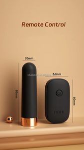 मिनी बुलेट वाइब्रेटर थोक रिचार्जेबल वायरलेस रिमोट 10 स्पीड पोर्टेबल कंपन बुलेट - Product Image 3