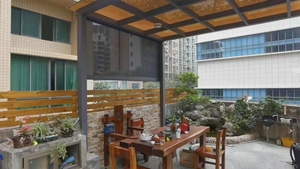 Stores à enrouleur à glissière coupe-vent sans fil commerciaux et résidentiels sur mesure - Product Image 3