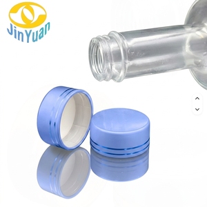 Bouchons à vis en aluminium et plastique personnalisables en usine, estampage à chaud, étanches, écologiques et réutilisables pour bouteilles de vin - Product Image 1