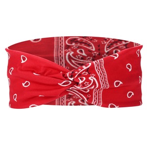Diadema deportiva elástica, diademas anudadas de giro suave, estampado de entrenamiento de Yoga diario, bandana ancha, diademas con nudo, banda para el pelo envolvente para la cabeza - Product Image 5