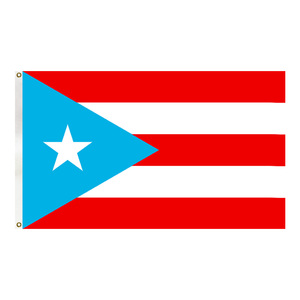 Bandera de <span class=keywords><strong>Puerto</strong></span> Rico Bordada de 3x5 Pies, Bandera de Tela Oxford con Impresión, Venta al por Mayor - Product Image 2