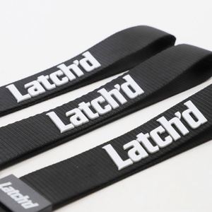Personalized High-Performance Car Enthusiast Merchandise Tuning Shop Branding Souvenir Custom Logo Nylon Keychain <b>Lanyards</b> - Product Image 4