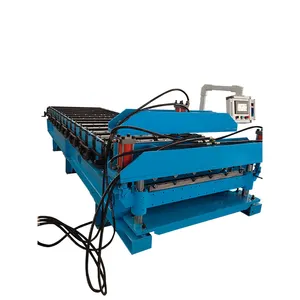 IBR PBR RIB AG Panel R Ranel Corrugated Galvanized Steel Glazed Step Tile Double Layer Decker Roofing Sheet Roll Forming Machine