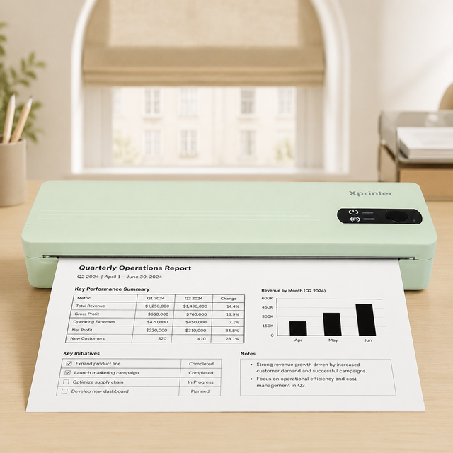 Xprinter BP1 2026 New Product Wireless Thermal Printer 80mm 53mm Receipt Trucking Delivery Bill Mobile Cross-OS