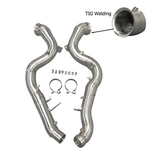 Tuyaux d'échappement en acier inoxydable 304 pour Mercedes Benz GLE63 W167 AMG 4.0T 2020+  Tuyau d'échappement droit - Product Image 6