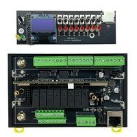 KinCony B8 ESP32-S3 modul saklar pintar dengan 8CH Relay layar OLED Slider desain Build-in Flash Universal penggunaan