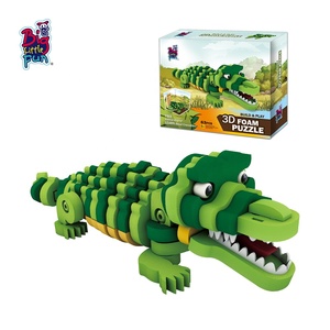 Crocodile eva foam custom puzzle 3d games for kids IQ educational