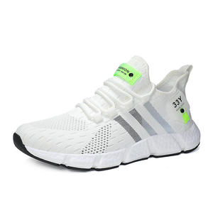 2026 Summer <b>Men's</b> Breathable Sneakers Korean Style Fly Woven Mesh Casual Running <b>Shoes</b> Large Size Trendy Sports Footwear - Product Image 1