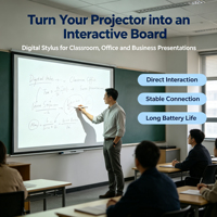 Tableau blanc interactif intelligent de 75 pouces, tableau numérique multi-touch avec caméra, système d'exploitation Windows pour réunions, salles de classe, bureaux