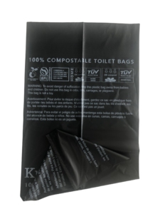 Nhà máy cung cấp nhựa sinh thái thân thiện phân hủy sinh học compostable dây rút túi rác túi rác - Product Image 3