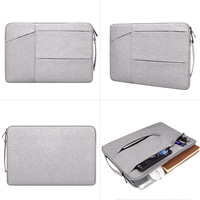 Housse de protection portable, étanche et antichoc pour ordinateur portable avec poche pour MacBook Pro 11 12 13 14 15 15.6