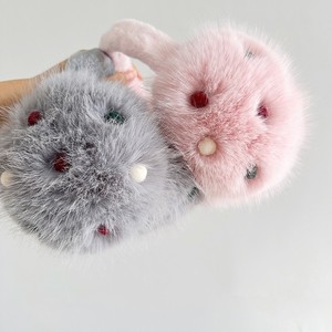 Enfants enfants filles mignon pliable noir <span class=keywords><strong>blanc</strong></span> rose couleur menthe bloquant pompon fausse <span class=keywords><strong>fourrure</strong></span> <span class=keywords><strong>cache</strong></span>-oreilles extérieur <span class=keywords><strong>cache</strong></span>-oreilles pour les étudiants - Product Image 5