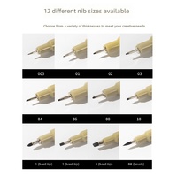 Marqueur ultra-fin TY, design en plastique imperméable, 10*150mm, plusieurs couleurs, non effaçable, pour dessin, peinture, calligraphie