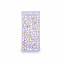 ShineLe Nouveaux autocollants 3D gonflés Animaux mignons de dessin animé - Petits autocollants à bulles pour la décoration DIY des coques de téléphone
