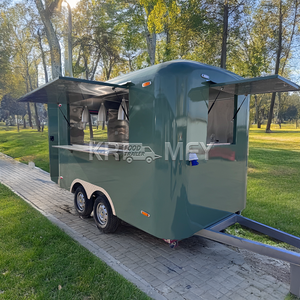 Carrito de Comida Móvil Comercial para Exteriores, Tipo Shawarma, para Café, Helados y Otros Productos, con Ruedas - Product Image 1