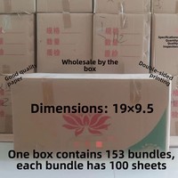 Papel Moneda de Gran Tamaño en Caja Completa para el Culto a los Antepasados, Limpieza de Tumbas, Uso en el Festival Qingming, Impresión en Huecograbado, Origen Guangdong