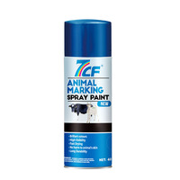 Peinture en aérosol de marquage animal blanc 7CF