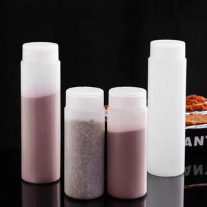 Bouteille d'assaisonnement LDPE Soft Squeeze Salt Pepper Scrubs Bouteille d'assaisonnement Bouteille shaker 400ml 600ml Fournitures de cuisine BBQ Bouteilles d'assaisonnement - Product Image 4