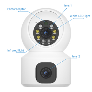 V380 bq2 ống kính đôi Wifi PTZ IP <span class=keywords><strong>Camera</strong></span> An Ninh phát hiện chuyển động đáng báo động <span class=keywords><strong>bluetooth</strong></span> tầm nhìn ban đêm 2MP + 2MP phát hiện hình dạng con người - Product Image 5
