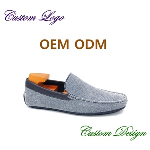 <span class=keywords><strong>Zapatos</strong></span> Náuticos Personalizados con Logotipo para Hombre, Mocasines de Gamuza y Cuero Genuino, Suaves y Casuales, para Conducir, Formales, para Hombre y Mujer - Product Image 1