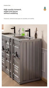 Lavabo sur pied moderne de qualité commerciale, style antique, pour salle de bain, école, <span class=keywords><strong>pub</strong></span>, café, hôtel, décoration de toilettes - Product Image 3