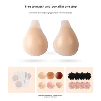 Soutien-gorge adhésif invisible en silicone en forme de cuillère, push-up, anti-épaississement, pour mariage, bal de promo, OEM/ODM - Vente en gros