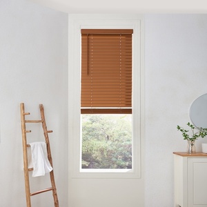 50mm PVC gỗ Venetian mù hiện đại ngang thiết kế hướng dẫn sử dụng chức năng thông gió dọc mô hình mở - Product Image 4