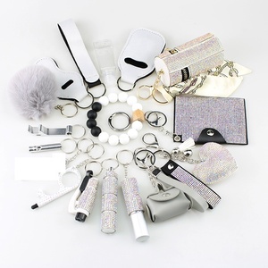 Mới đến Kim Cương Bling tự vệ <span class=keywords><strong>Keychain</strong></span> Set pha lê Bling công cụ phòng thủ sáng bóng tự vệ <span class=keywords><strong>Keychain</strong></span> bán buôn - Product Image 2