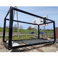 Conteneur maritime préfabriqué allemand ISO de 40 pieds, 20 pieds, 10 pieds, 30 pieds, kit de maison modulaire portable et compacte en kit, avec cadre