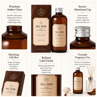 Diffuseur de parfum liquide romantique à bâtonnets, naturel, écologique, longue durée, huile aromatique de luxe pour salon et spa