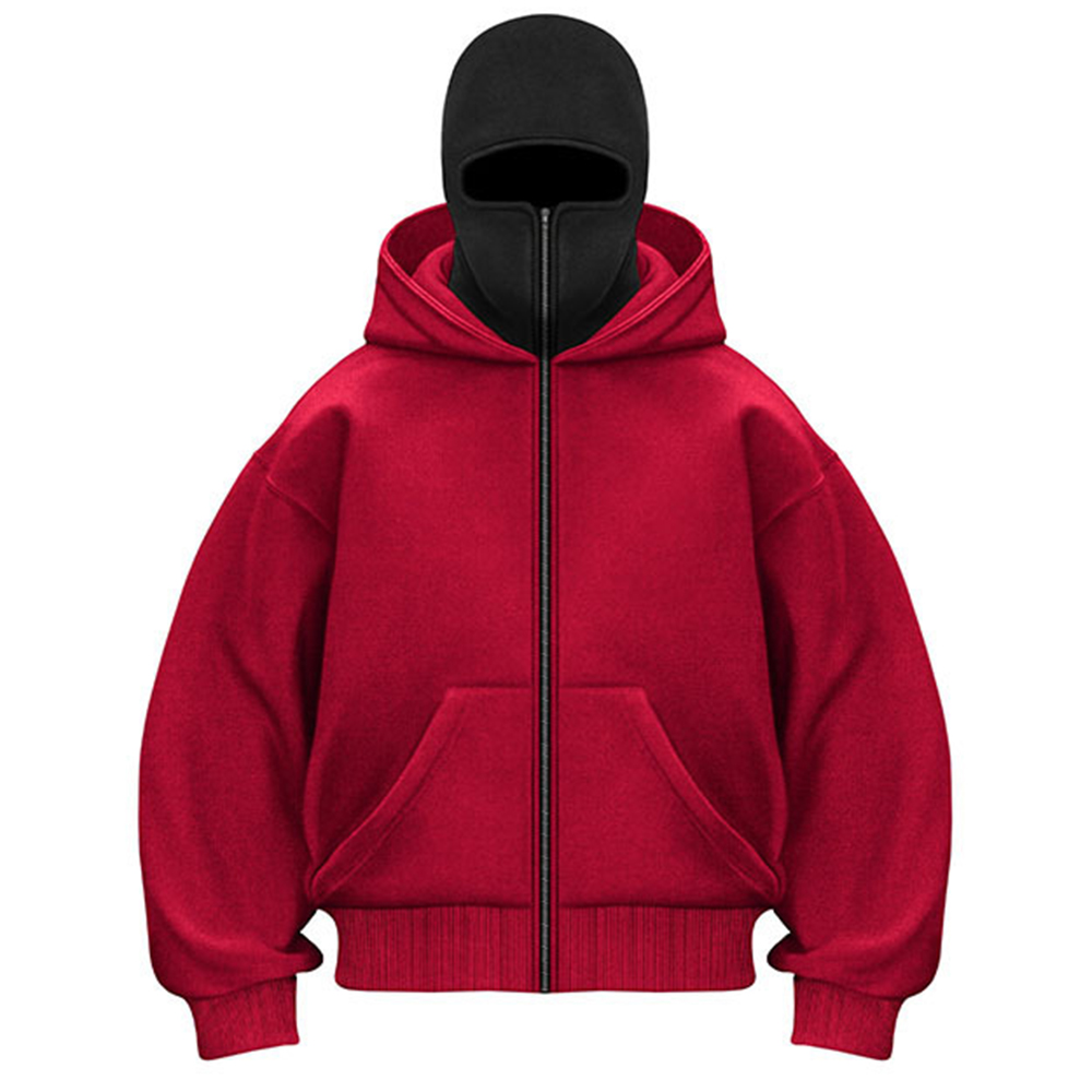 Balaclava Zip Hoodies with Custom Logo - Fashion & Function