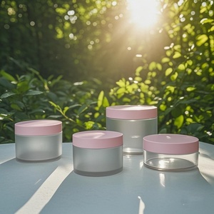 30g 50g 80g 100g 120g 200g 250g 500g Stock clear Thick Wall Clear Transparent PET Cream Lotion <b>Jar</b> Clear <b>Plastic</b> Cosmetic <b>Jars</b> - Product Image 4