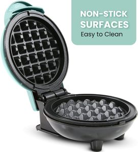 Machine à gaufres électrique antiadhésive très vendue pour enfants, appareil ménager pour crêpes et gaufres, idéal pour les hôtels - Product Image 2