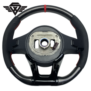 Volant sport en cuir et fibre de carbone adapté aux Mercedes Benz 223P 809 <span class=keywords><strong>AMG</strong></span> W205 W223, personnalisation haut de gamme d'usine - Product Image 5
