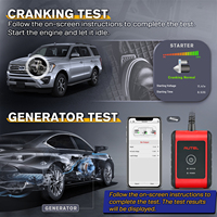 Analyseur de batterie et de système électrique automobile MaxiBAS BT506 6V 12V 100-2000CCA avec adaptateur 4.2 OLIVER