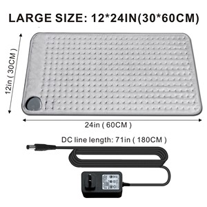 Manta térmica profesional eléctrica de invierno para mascotas, almohadilla calefactora con protección contra sobrecalentamiento para uso doméstico - Product Image 2