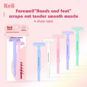 Nhà Máy Giá Trượt Có Thể Thu Vào Đầu Kép Mặt Máy Cạo Râu Công Cụ Làm Đẹp Lông Mày Tông Đơ Cạo Râu Dao Cạo Cho Phụ Nữ - Product Image 3