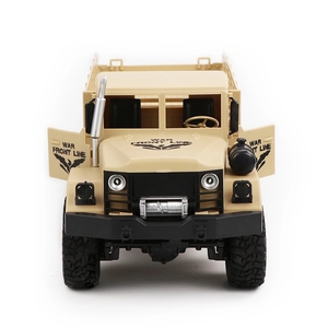 Auto Giocattolo RC JJRC Q63 in Offerta, Scala 1:16, 6WD, Camion <span class=keywords><strong>Militare</strong></span> Crawler Fuoristrada con Motore a Spazzole, Telecomando 2.4Ghz - Product Image 4