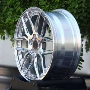 HTOR Jantes en alliage de 16 à 24 pouces 5X112 5X114.3 5X120 Jantes de voiture forgées polies adaptées pour GTR R35 <span class=keywords><strong>Golf</strong></span> GTI C8 Corvette C8 Z06 - Product Image 3