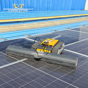 Machine de nettoyage de panneaux photovoltaïques économique, antidérapante, durable, utilisable à sec ou à l'eau, pour l'entretien des stations solaires extérieures - Product Image 2