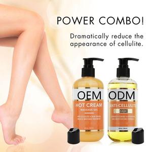 Private Label a base di erbe Anti-Cellulite massaggio olio & crema calda con perdita di peso naturale trattamento della Cellulite - Product Image 3