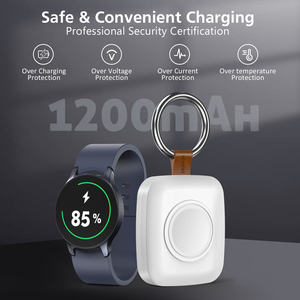 Batterie externe magnétique sans fil 1200 mAh, <span class=keywords><strong>chargeur</strong></span> portable pour Samsung <span class=keywords><strong>Galaxy</strong></span> <span class=keywords><strong>Watch</strong></span> 7 Ultra 6 <span class=keywords><strong>Classic</strong></span> 5 Pro4/3 Active 2/1 - Product Image 3