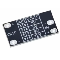 Mini convertisseur élévateur de DC-DC 3V 3.2V 3.3V 3.7V 5V 9V à 12V régulateur de tension Module de carte PCB peut définir 5V/ 8V/ 9V