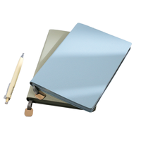 Carnet de notes A5 en cuir pour professionnels, reliure cousue, agenda personnalisé avec logo, cadeau promotionnel, journal, carnet de notes