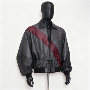 Doger Custom <strong>Men's</strong> Premium Quality Sheepskin <strong>Peacoat</strong> Customized Warm Winter Jacket with Embroidered Closure Personalized Fit - Product Image 3