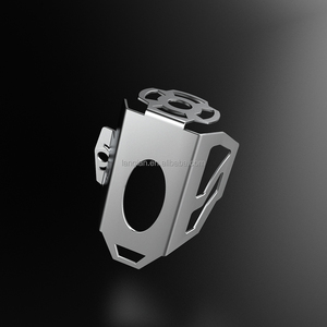 Accessori Moto Copertura Serbatoio Liquido Freni Anteriore e Posteriore per Suzuki DR650 Protezione Coppa Liquido DR650SE DR650S DR <span class=keywords><strong>650</strong></span> S SE - Product Image 6