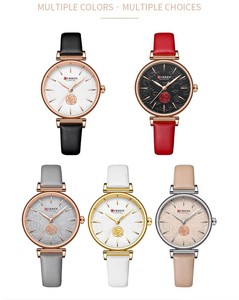 Reloj <span class=keywords><strong>de</strong></span> Cuarzo Elegante para <span class=keywords><strong>Mujer</strong></span> Curren 9078, Reloj <span class=keywords><strong>de</strong></span> Lujo para Damas, Esfera Pequeña, Reloj <span class=keywords><strong>de</strong></span> Pulsera Informal, Regalo para <span class=keywords><strong>Mujer</strong></span>, Reloj <span class=keywords><strong>de</strong></span> Cuero - Product Image 2